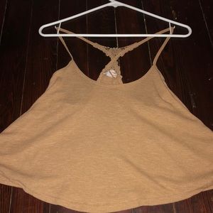 Brown tank top